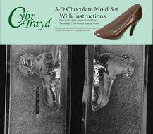 Cybrtrayd DOG001AB Chocolate Candy Mold, Includes 3D Chocolate Molds Instructions and 2-Mold Kit, Labrador Retriever