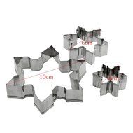 Farmunion 3pcs Snowflake Stainless Steel Biscuit Cake Fondant Decor Cutter Mold Baking Mould N2