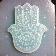 Flexible Resin Hamsa Hand or Hand of Fatima Mold N2