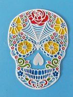 SugarVeil&reg; Flower Skull Mat N3