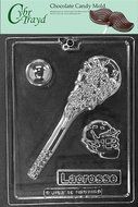 Cybrtrayd S115 Sports Chocolate Candy Mold, Lacrosse Kit