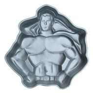 Wilton Super Heroes Batman / Superman Cake Pan (502-1212, 1977) DC Comics N2