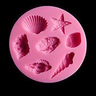 Let&#039;S Diy(TM)Sea Shell Shape Chocolate Silicon Mold Fondant Cake Decoration Mold,Small Size N2