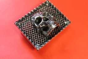 Sterling silver buckle 925 author's work (handiwork) N4