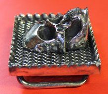 Sterling silver buckle 925 author's work (handiwork) N5