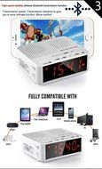 Digital Alarm Clock with Bluetooth Speaker LED Display/FM Radio/Mp3 Player/TF N4