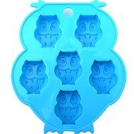 3 Pack X Owl Bird Silicone Mold Ice Cube Chocolate Soap Tray Party Maker Baking (Ships From USA) N3