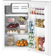 GE White Compact Refrigerator N2