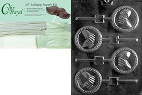 Cybrtrayd W052 Hands with Rings Lolly Wedding Chocolate Candy Mold N6