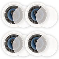 Blue Octave RC83 In Ceiling 8" Speakers 3 Way Home 1520 Watts New 2 Pair Pack RC83-2PR