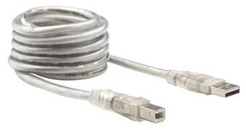 Belkin F3U133-10-CBL 10-Foot USB A to B Device Cable (Clear Ice)