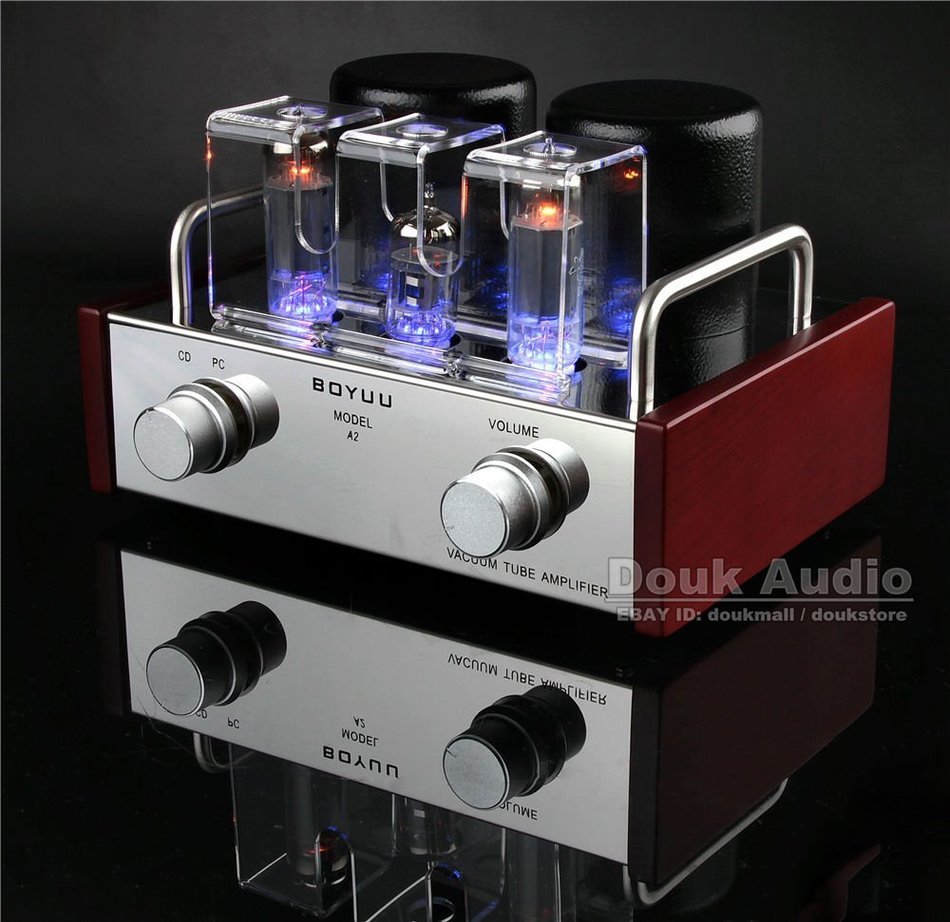 Douk Audio Mini Single-ended 6P14&EL84 Vacuum Tube Amplifier HiFi Integrated Amp N5