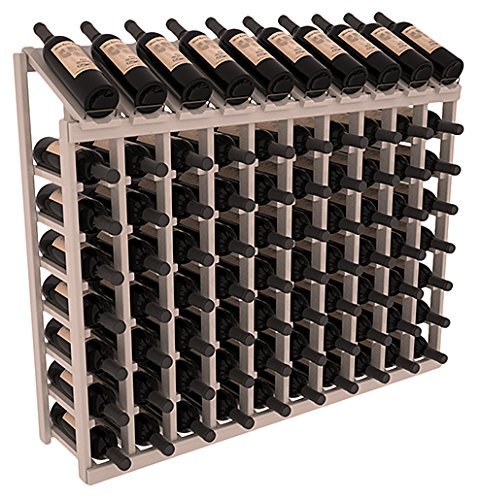 Wine Racks America Ponderosa Pine 10 Column 8 Row Display Top Kit. 13 Stains to Choose From! N9