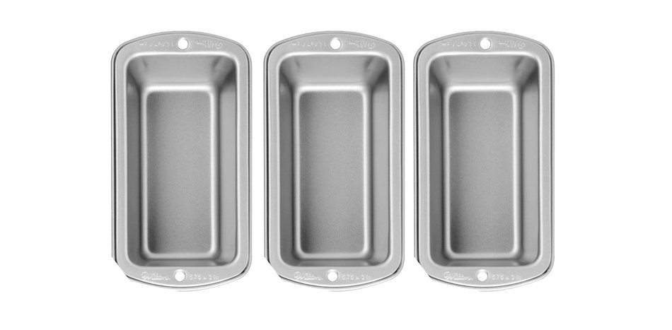 Wilton Recipe Right 3 Piece Mini Loaf Pan Set
