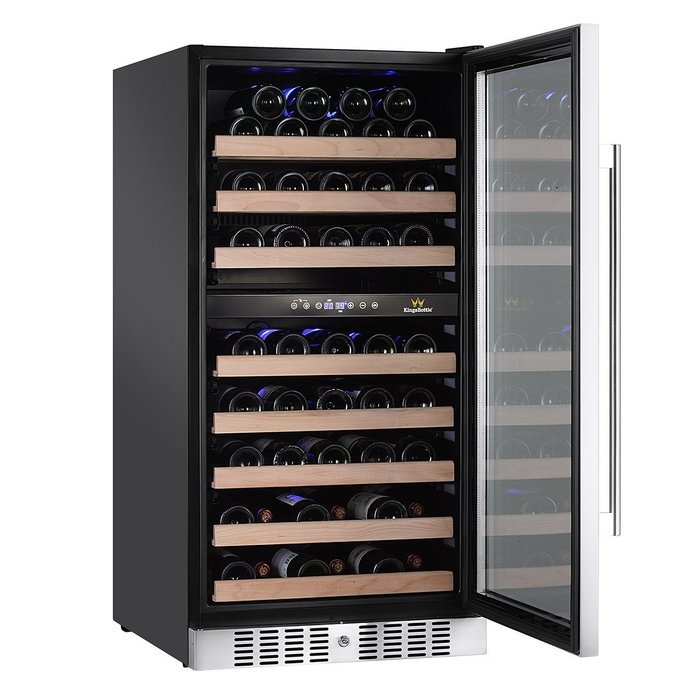 73 BOTTLE DUAL ZONE WINE REFRIGERATOR N2
