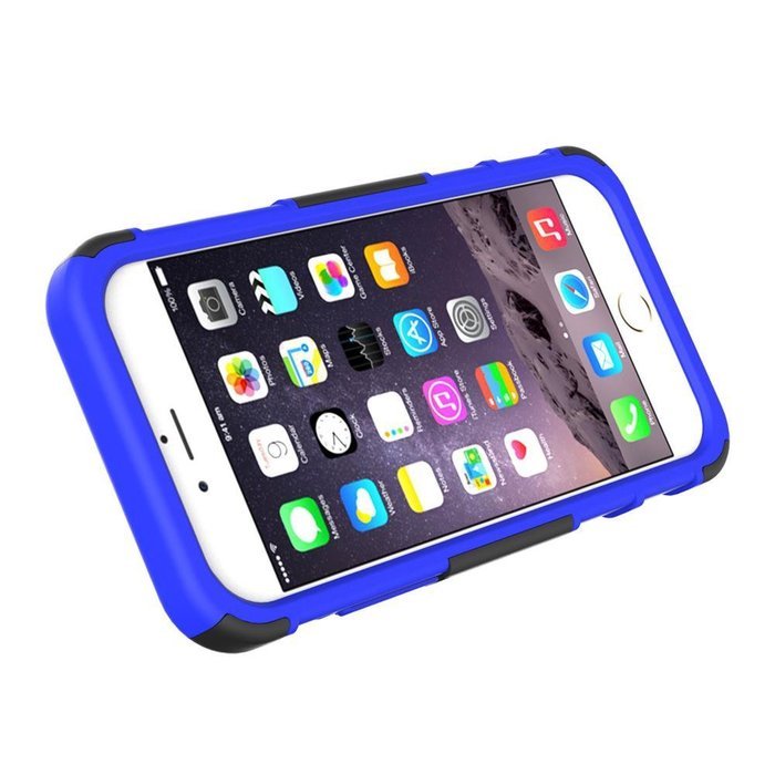 2 iPhone 6S/6 Plus Case, HLCT TWIN PACK Rugged Shock Proof Dual-Layer Case with Built-In Kickstand for iPhone... N20