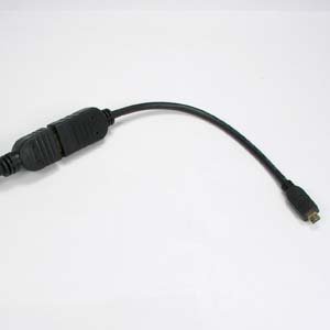 InstallerParts 8" HDMI-Female to Micro-Male Cable High Speed with Ethernet &ndash;RoHS Complaint &ndash; Gold-Plated N2