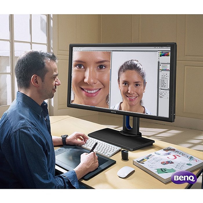 BenQ PD2700Q 27" 2K IPS Designer Monitor (2560x1440 QHD) for Photo Editing N4
