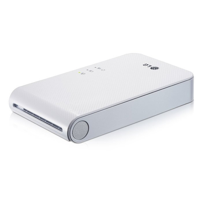 New LG Portable Mobile Pocket Photo PD241T Printer [White] (Follow-up model of PD239) Bluetooth Wireless Printing... N5