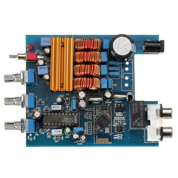 Wireless Receiver Board, ELEGIANT 2 x 50W Bluetooth 4.0 Audio Receiver HiFi Stereo Digital Power Amplifier Board N5