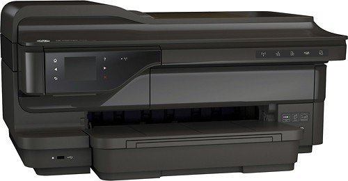 HP - Officejet 7612 Wireless e-All-In-One Printer - Black N4