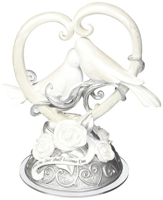Enesco Legacy of Love Cake Topper by Kim Lawrence, Doves