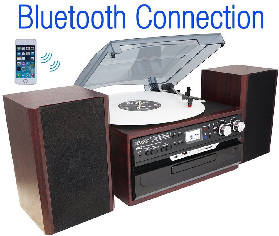 Denver Electronics MCR-50 Turntable Brown – Turntables (Brown, 33 1/3.45.78 Rpm, AM, FM, USB, LCD, 5W - View #4