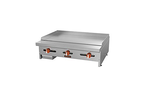 MVP Group SRMG-12 12" Manuel Griddle, Grey