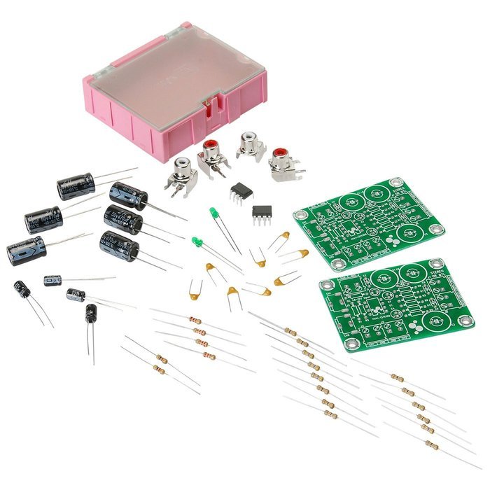 Two Class AB Headphone Amplifiers 2x1W Kit N4