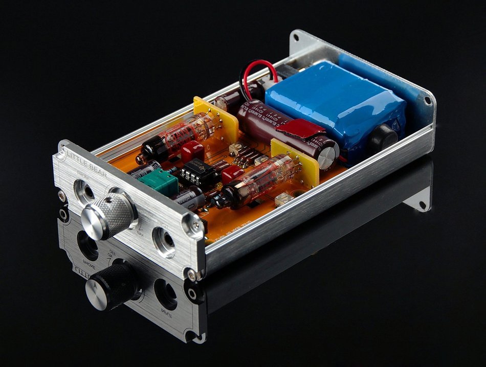 Little Bear B4 Portable Vacuum&Valve Tube Headphone Amplifier Stereo Hi-Fi Amp built-in battery N8