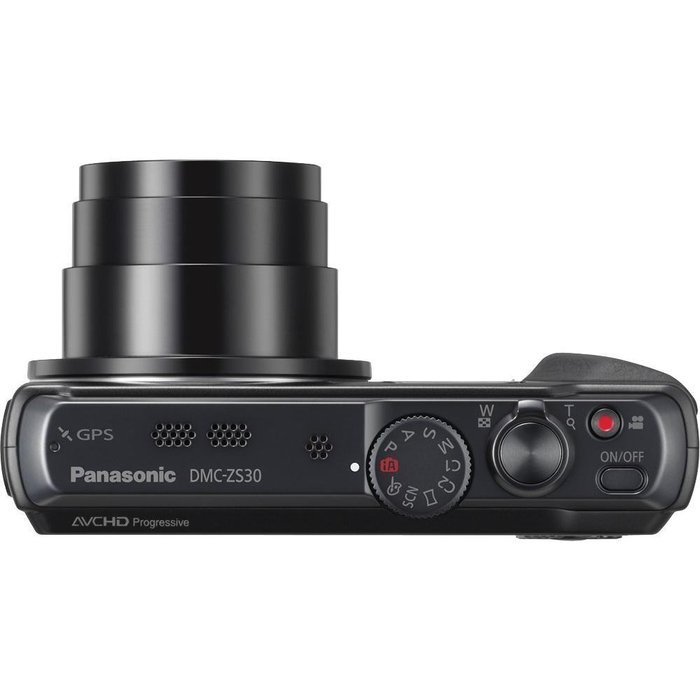 Panasonic Lumix DMC-ZS30 Digital Camera (Black) N3