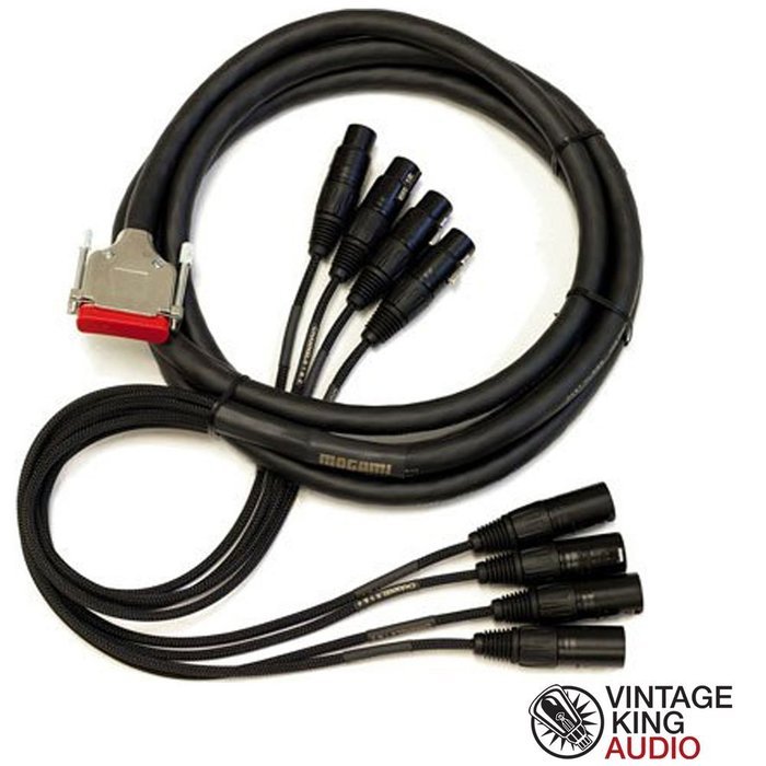 Mogami Gold AES DB25 to XLR - 5'