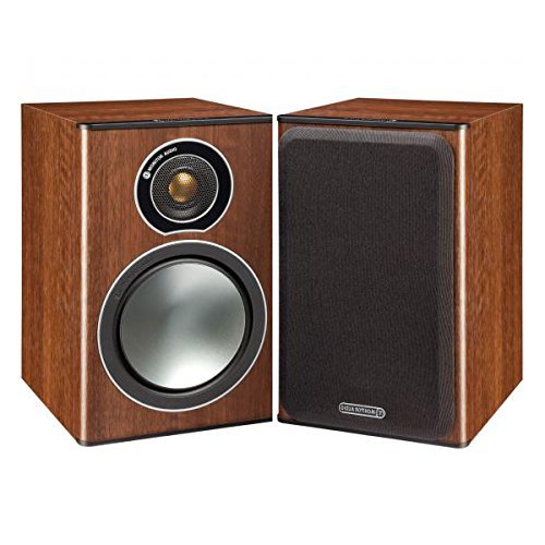 Monitor Audio Bronze Series 1 2 Way Bookshelf Speakers - Walnut