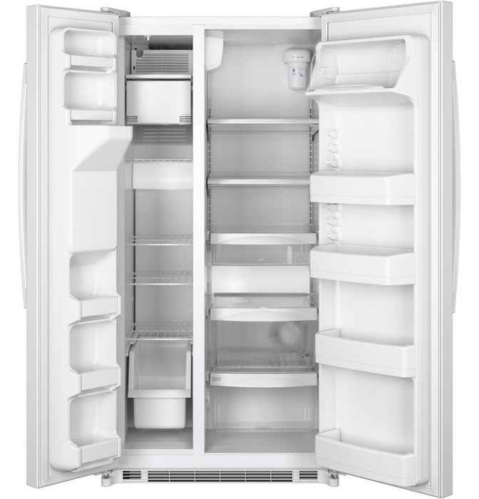 Ge REFRIGERATORS 290042 Energy Star 21.8 Cu. ft. Side By Side Refrigerator, White N7