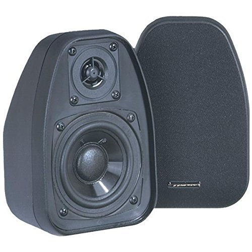 Bic Venturi Dv32-B 3.5" Bookshelf Speakers (black) 10.25in. x 6.75in. x 9.50in.
