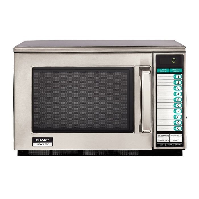 Sharp R-25JTFHeavy Duty Stackable 2100W Microwave