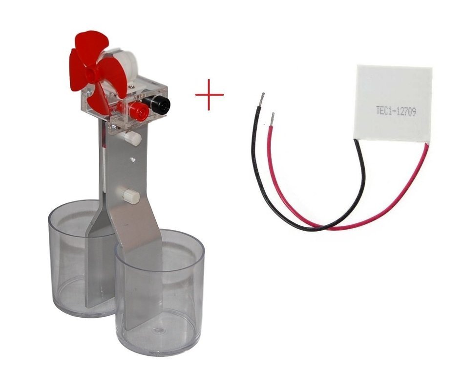 Combination Thermoelectric Generator Kit and Thermoelectric Cooler TEC-12709 Peltier Module