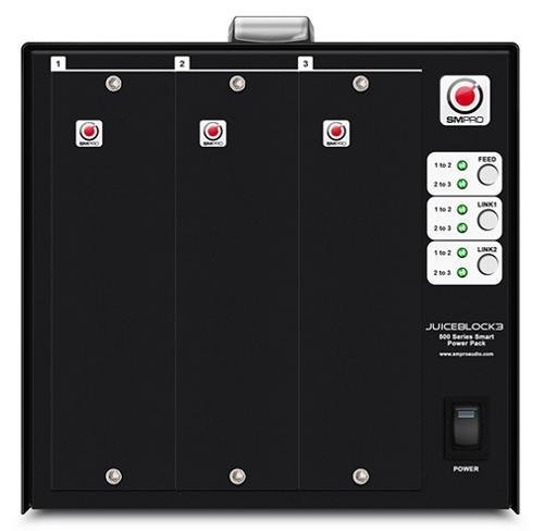 SM Pro Audio JuiceBlock 3 500 Series 3 Slot Power Block
