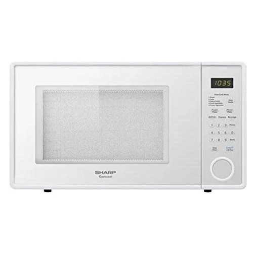Sharp 1.1-cu ft Microwave, Smooth White