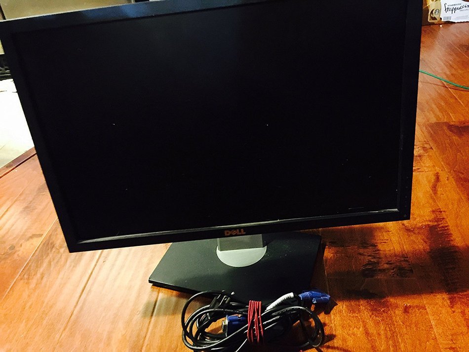 LCD MONITOR DELL,P2210T, VGA & DVI, 22W LCD, BLACK, REGULAR STAND