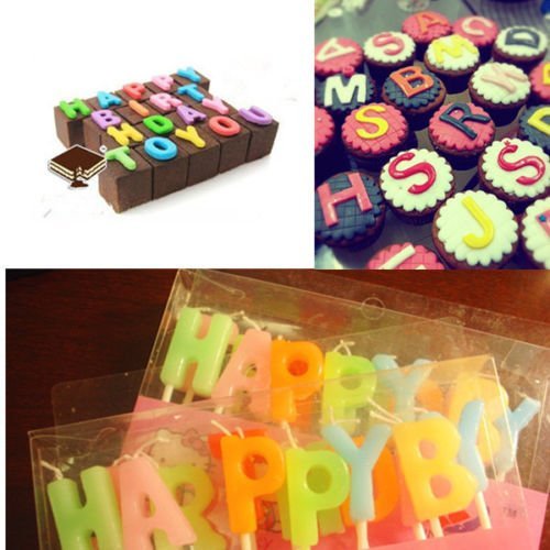 Ainest 1pc Silicone Alphabet Letter Trays Chocolate Mold Cake Fondant Decorating Tools N3