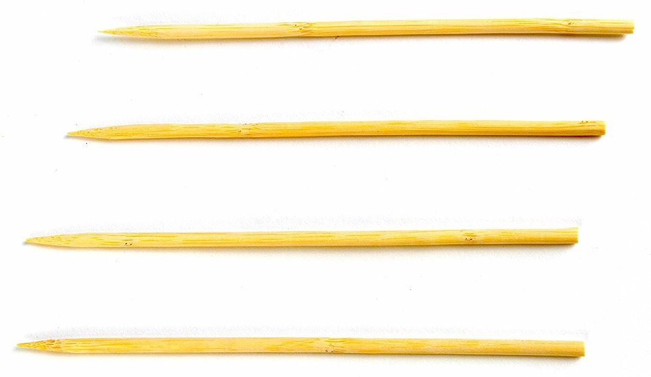 Culinary Elements High-Quality Bamboo Candy and Caramel Apple Sticks for 50 Individual Servings, 1-pack N2