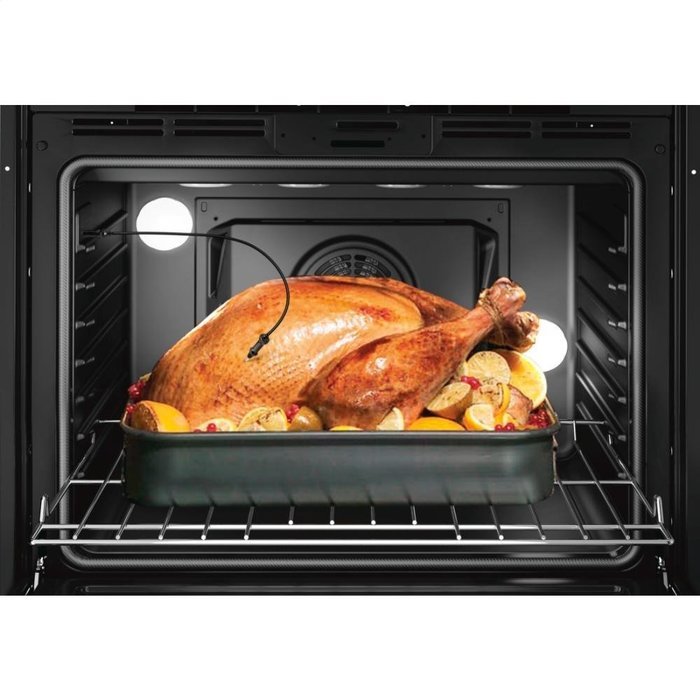 Bosch HBL8661UC 800 30" Black Electric Double Wall Oven - Convection N2