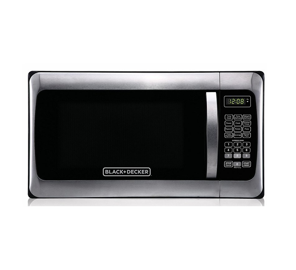 Black & Decker 1.1 Cu. Ft. 1,000W Microwave - Stainless Steel