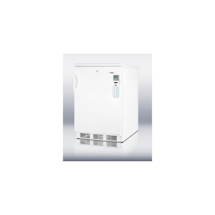 Summit FF7LMED: Commercially approved freestanding refrigerator with temperature alarm, hospital grade cord, internal... N2