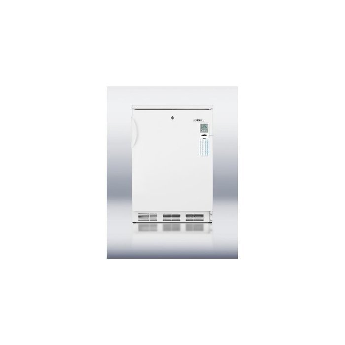 Summit FF7LMED: Commercially approved freestanding refrigerator with temperature alarm, hospital grade cord, internal... N3