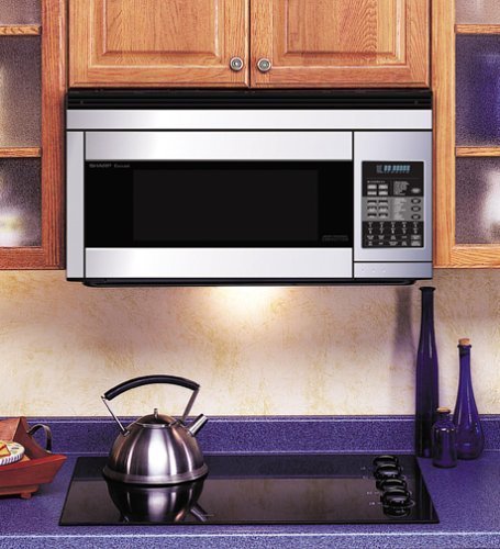 850 Watts Cooking Power Over-the-Range Convection Microwave Oven, 25 Automatic Settings, Stainless Steel