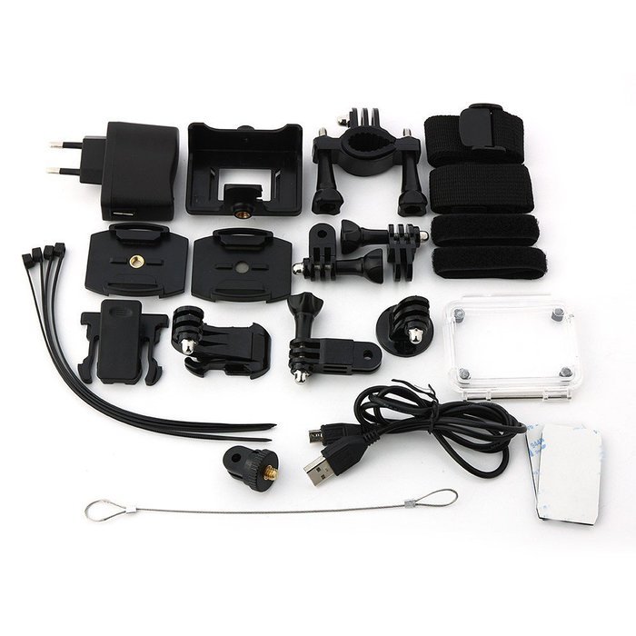1.5 Inch 12Mega Pixels 1080P Waterproof Sports Digital Camcorder HDMI Silver N3