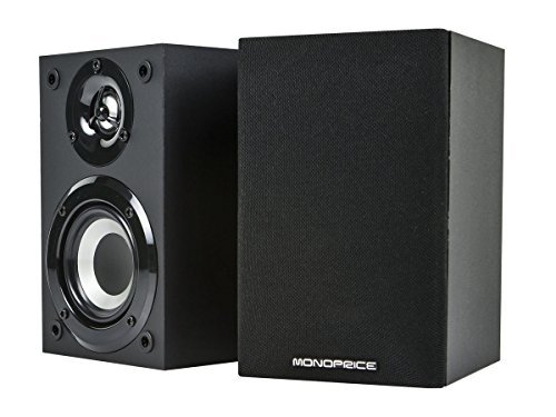 Monoprice Premium Home Theater Satellite Speaker - Black (110800)