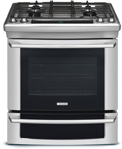 Electrolux EW30GS65GSWave-Touch 30" Stainless Steel Gas Slide-In Sealed Burner Range - Convection